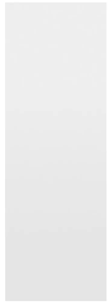 Estante/aparador 66x30x98 cm contraplacado branco brilhante