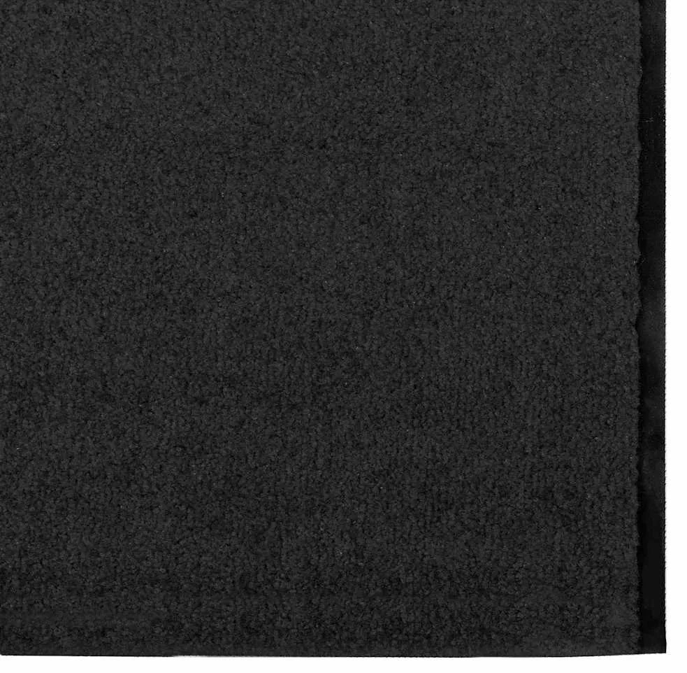Capacho Retangular vidaXL Preto 120x350 cm