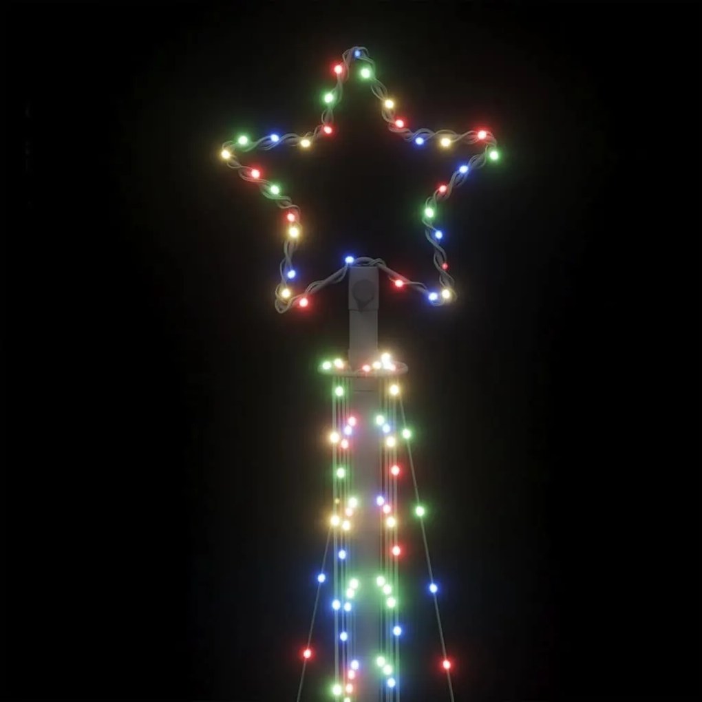 LED Árvore de Natal 495 LEDs Coloridos 300,5 cm