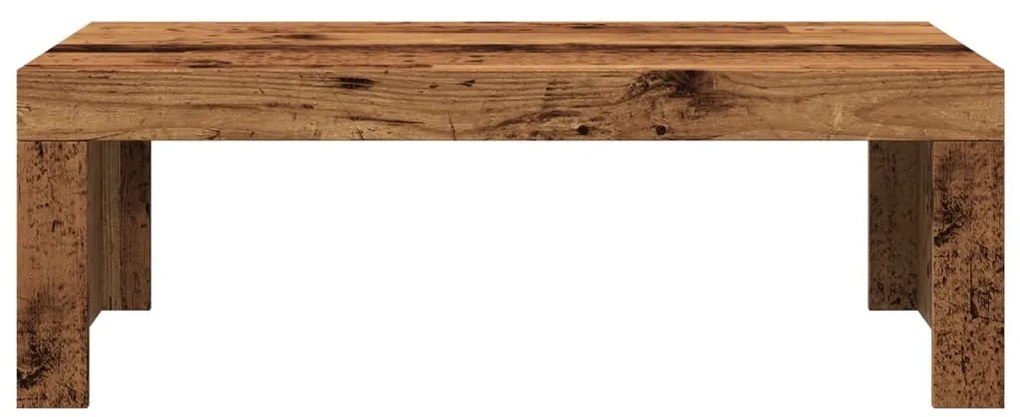 Mesa de centro 102x50x35 cm derivados de madeira madeira velha