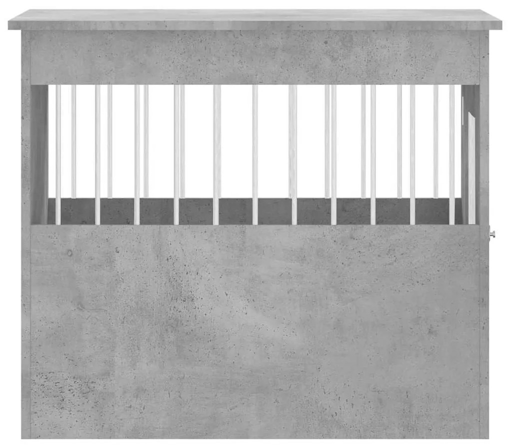 Móvel casota para cão 55x80x68 derivados madeira cinza-cimento