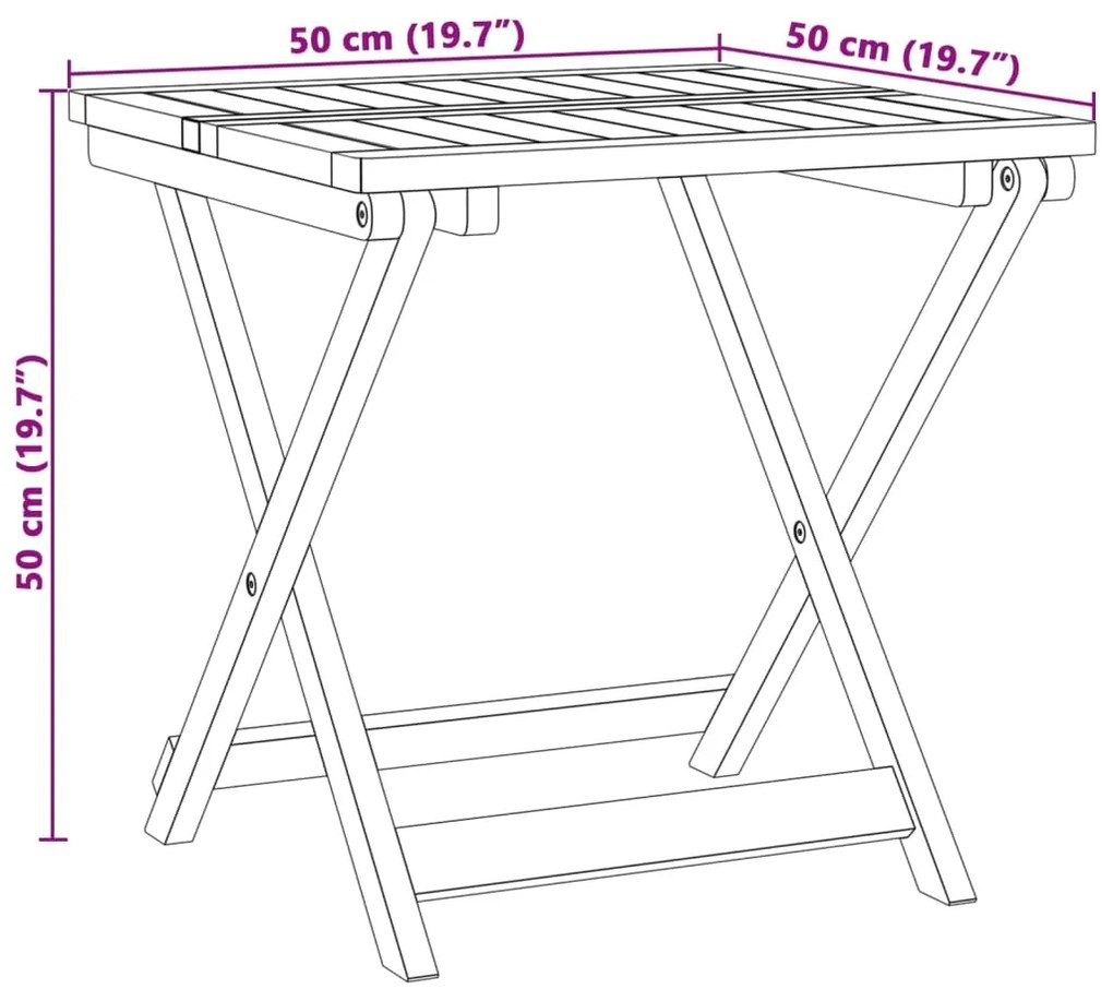 3 pcs conjunto jantar dobrável p/ jardim madeira acácia maciça
