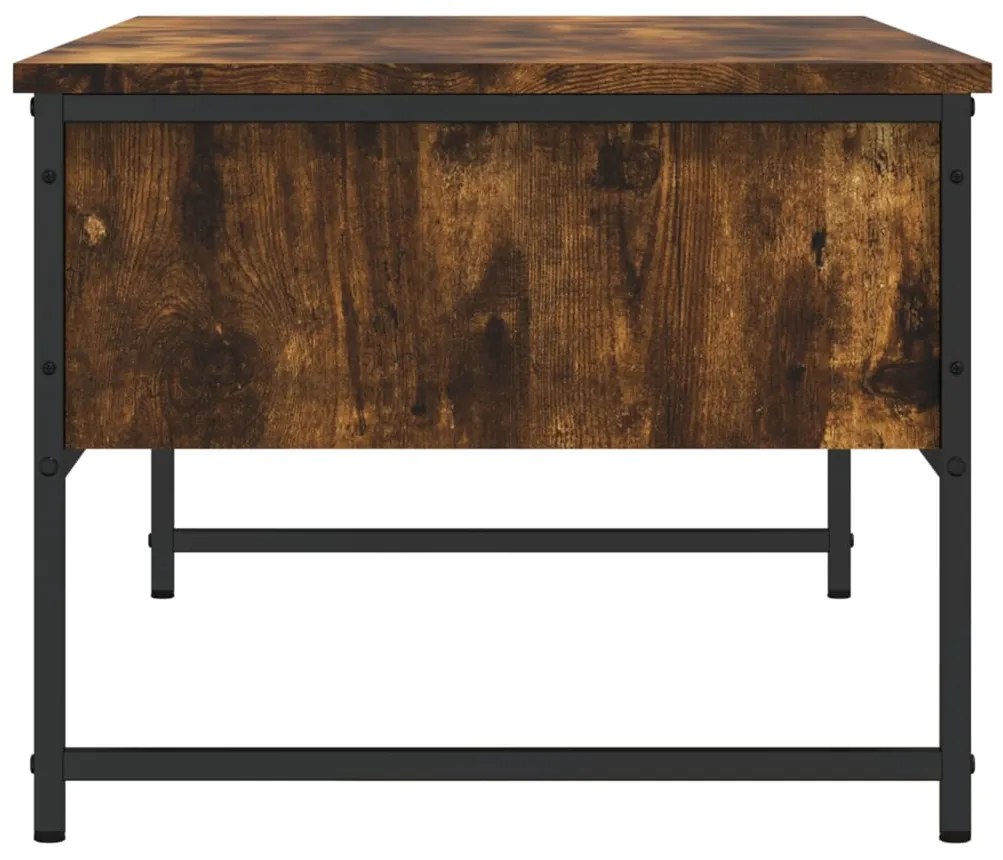 Mesa de centro 101x49x39,5 cm derivados madeira carvalho fumado