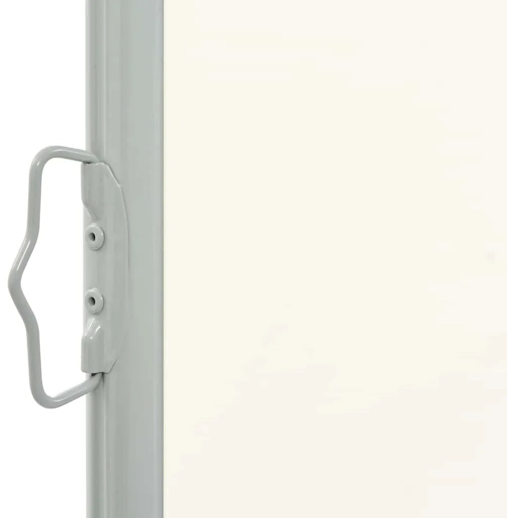 Toldo lateral retrátil para pátio 160x300 cm creme