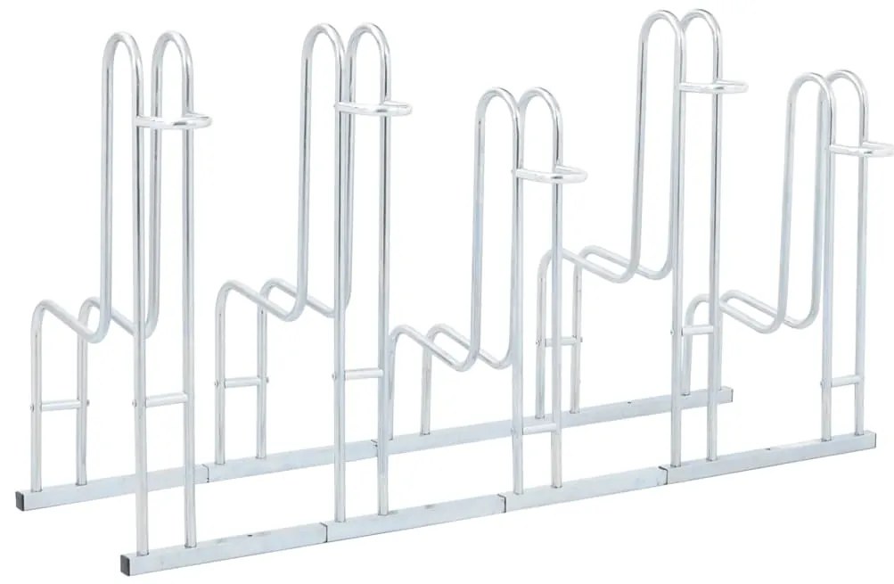 Suporte independente para 5 bicicletas aço galvanizado