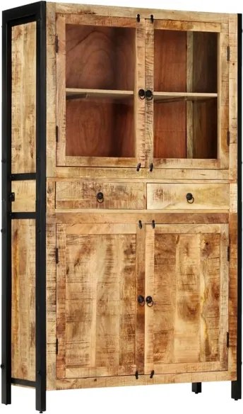 Armário Alto 100x40x175 cm Madeira Maciça