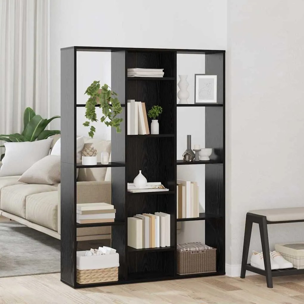 Divisor de Ambiente Carvalho preto 100 x 24 x 140 cm