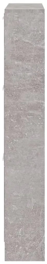 Sapateira 59x17x108 cm derivados de madeira cinzento cimento