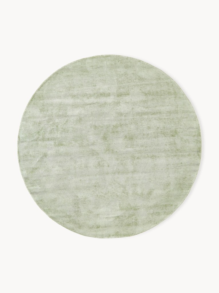 Tapete redondo em viscose artesanal Jane