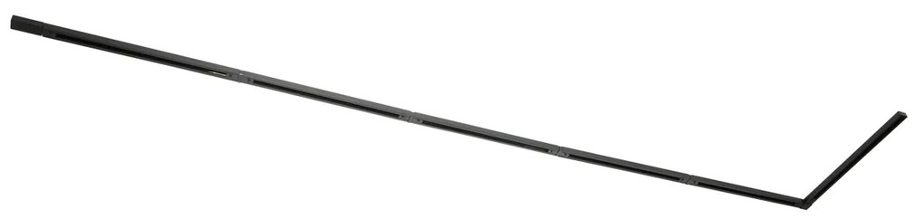 Sistema de calha monofásico moderno preto 300cm - Iconic