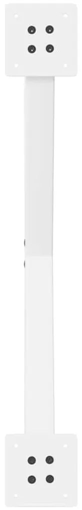 Pés para mesa de centro em formato de X, 2 peças, branco, 70x (30-31)