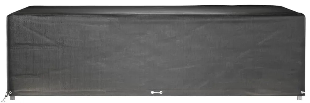 Capas p/ mobília jardim 2 pcs 16 ilhós 300x200x75 cm retangular