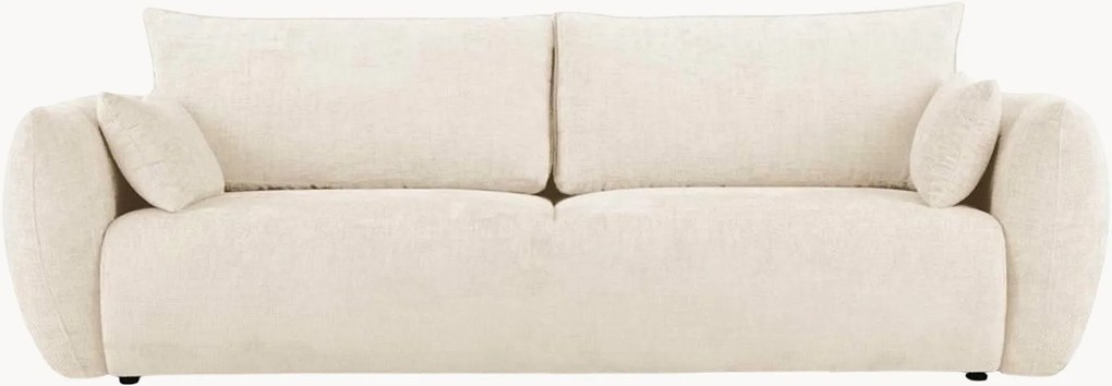 Sofá-cama em chenille com arrumação Matera (4 lugares)