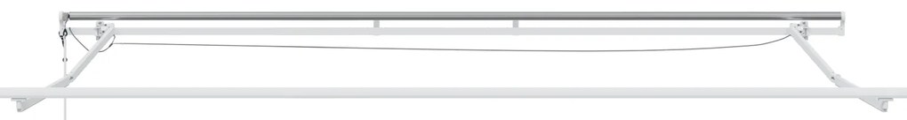 Toldo Retrátil Automático vidaXL com LED Branco 500x300 cm