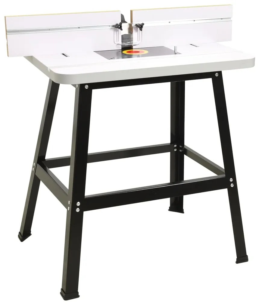 147836 vidaXL Mesa de fresagem aço e MDF 81x61x88 cm