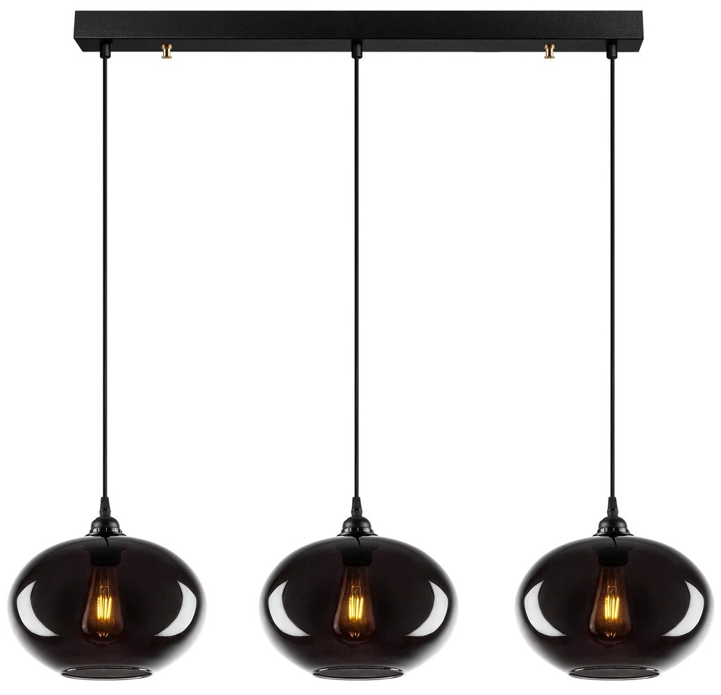 Chandelier Smoked – Fume – 97 x 97 cm