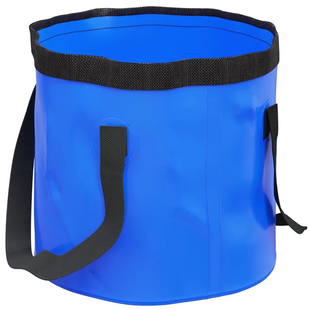 Baldes dobráveis 2 pcs 20 L PVC azul