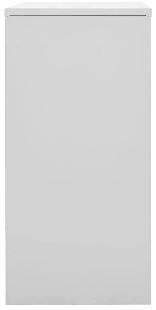 Cacifos 2 pcs 90x45x92,5 cm aço cinzento-claro e verde