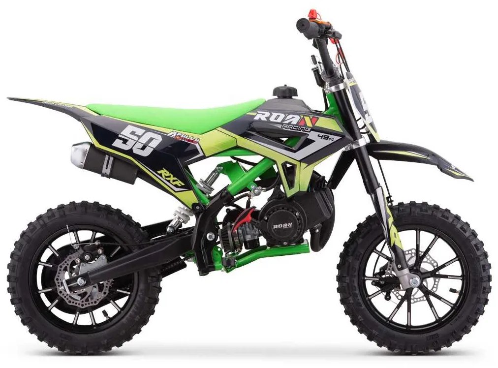 MINI MOTO PARA CRIANÇAS MiniCross Roan RXF 49cc 4.5CV 2024 Verde