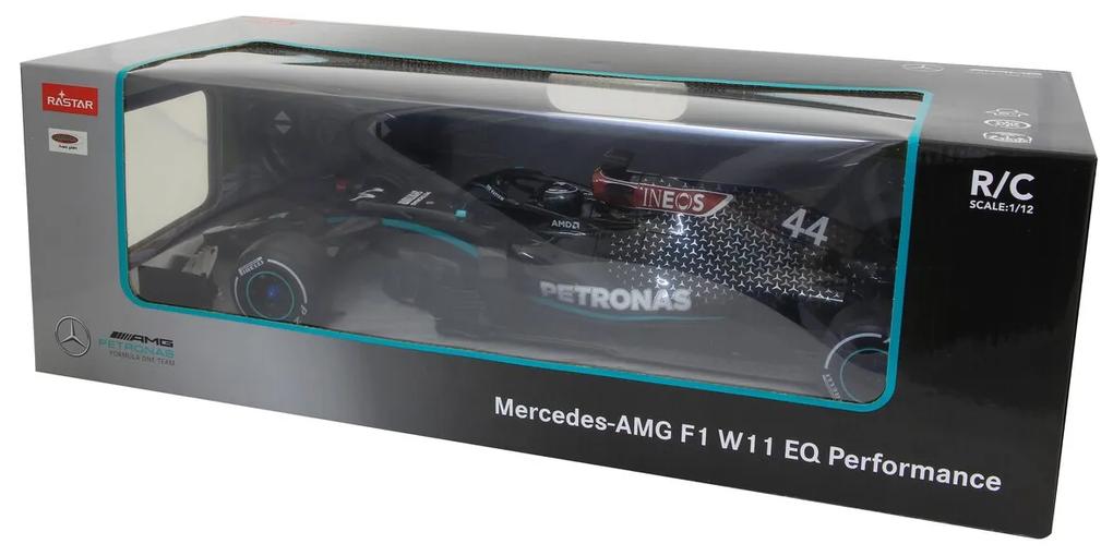 Carro telecomandado Mercedes-AMG F1 W11 EQ Performance 1:12 2,4GHz Preto