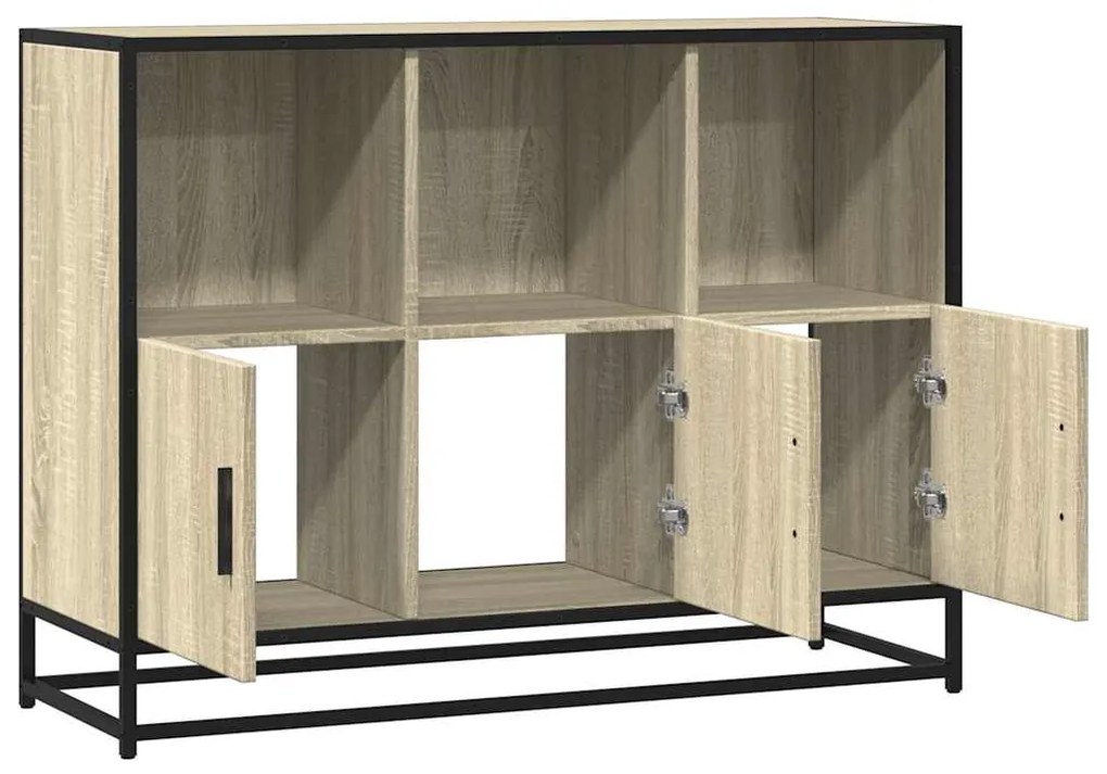 Aparador 100x35x76 cm derivados de madeira carvalho sonoma