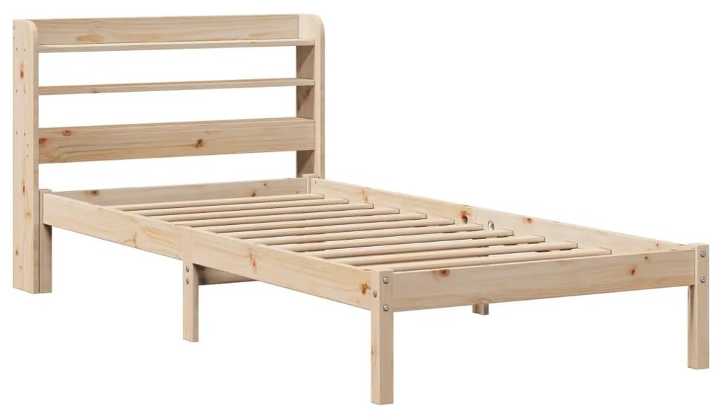 Cama sem colchão 90x200 cm madeira de pinho maciça