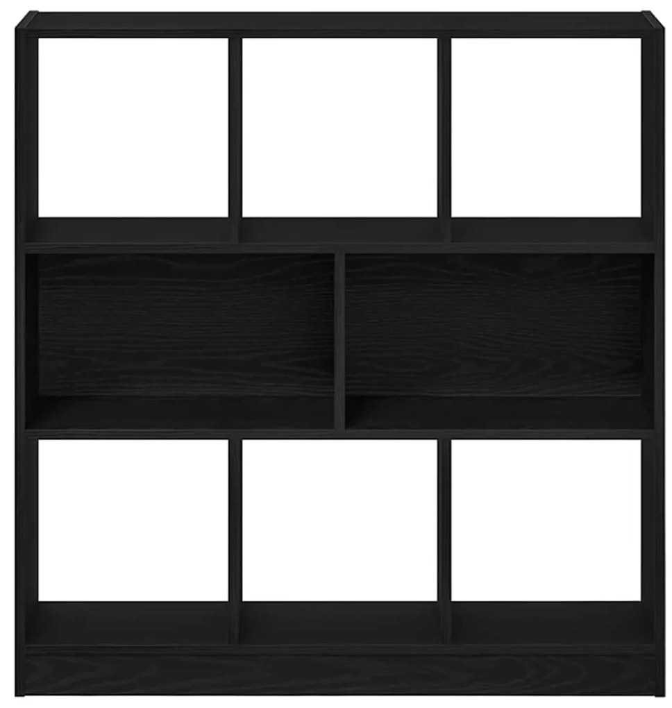 Estante 97,5x29,5x100 cm derivados de madeira carvalho preto
