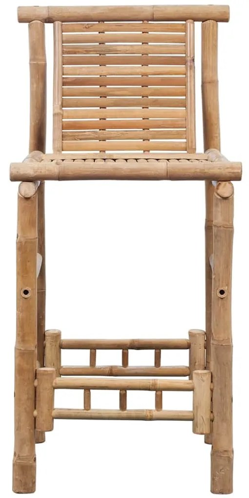 Bancos de bar 2 pcs bambu