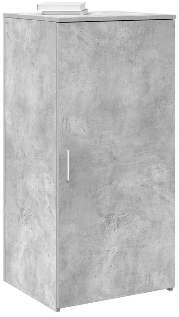 vidaXL Armário de arrumação 50x45x103,5cm deriv. madeira cinza cimento