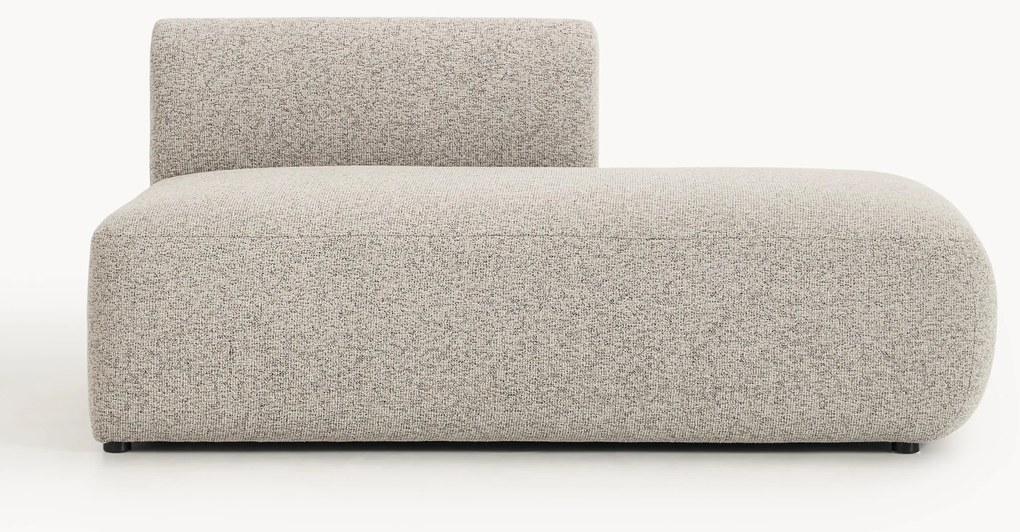 Módulo chaise longue em bouclé Sofia