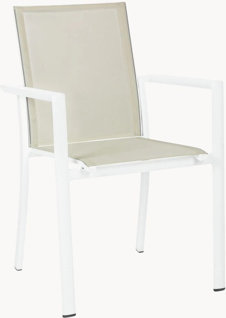 Cadeiras de jantar empilháveis para jardim Konnor, conjunto de 4