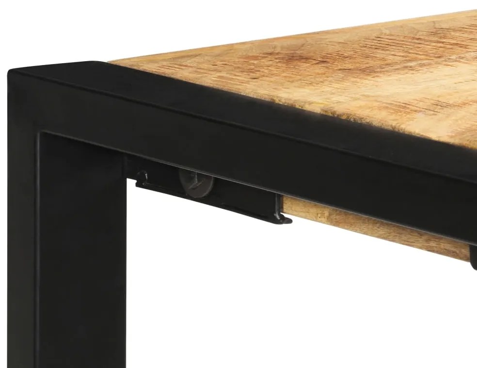 Mesa consola 110x35x76 cm madeira de mangueira maciça