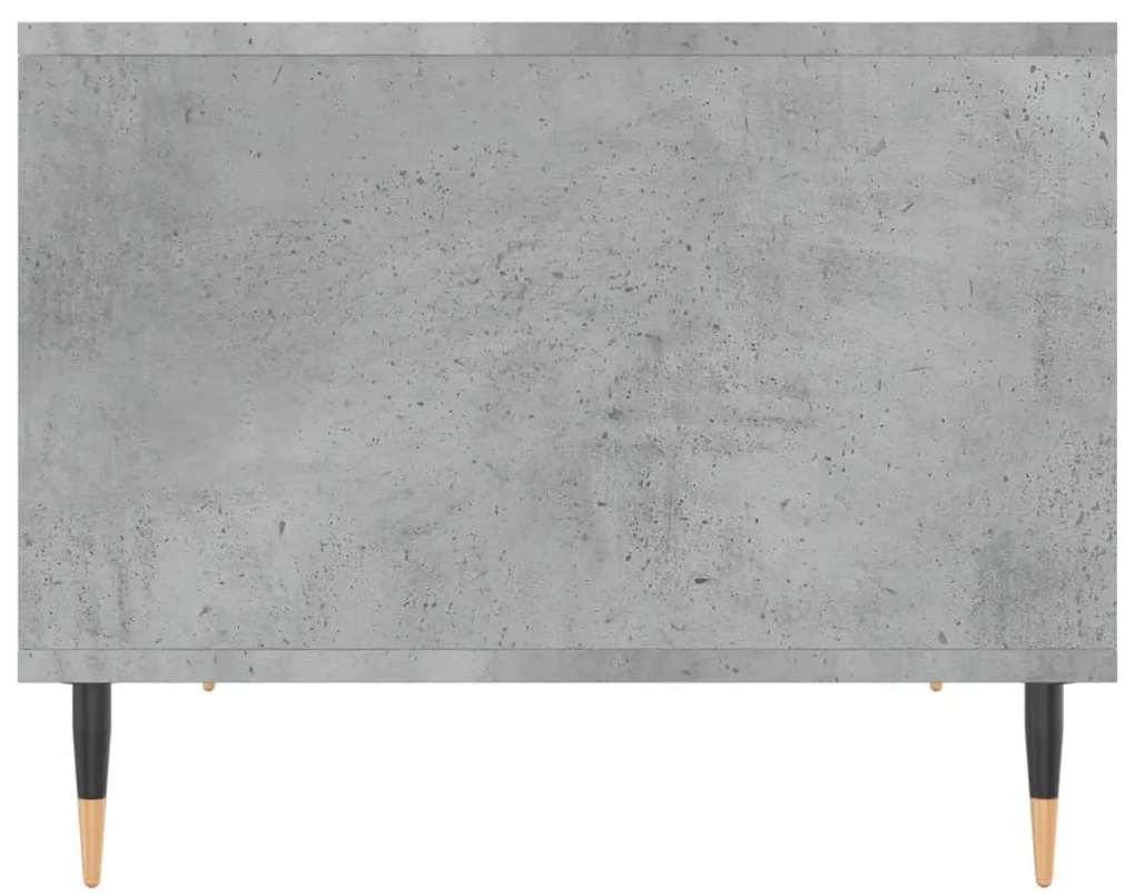 Mesa de centro 60x50x40 cm madeira processada cinza cimento