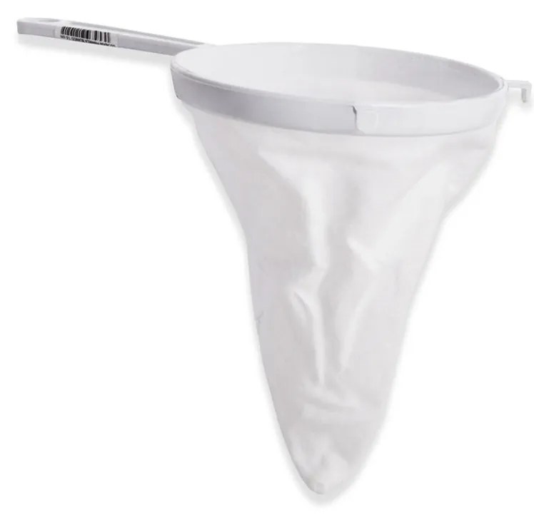 Coador Pano Cónico Branco 12cm