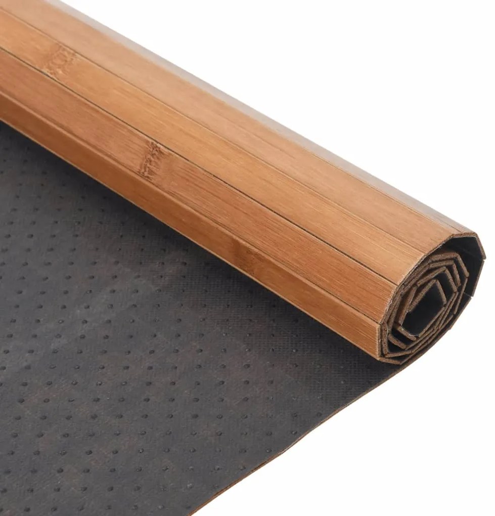 Tapete retangular 80x300 cm bambu cor natural