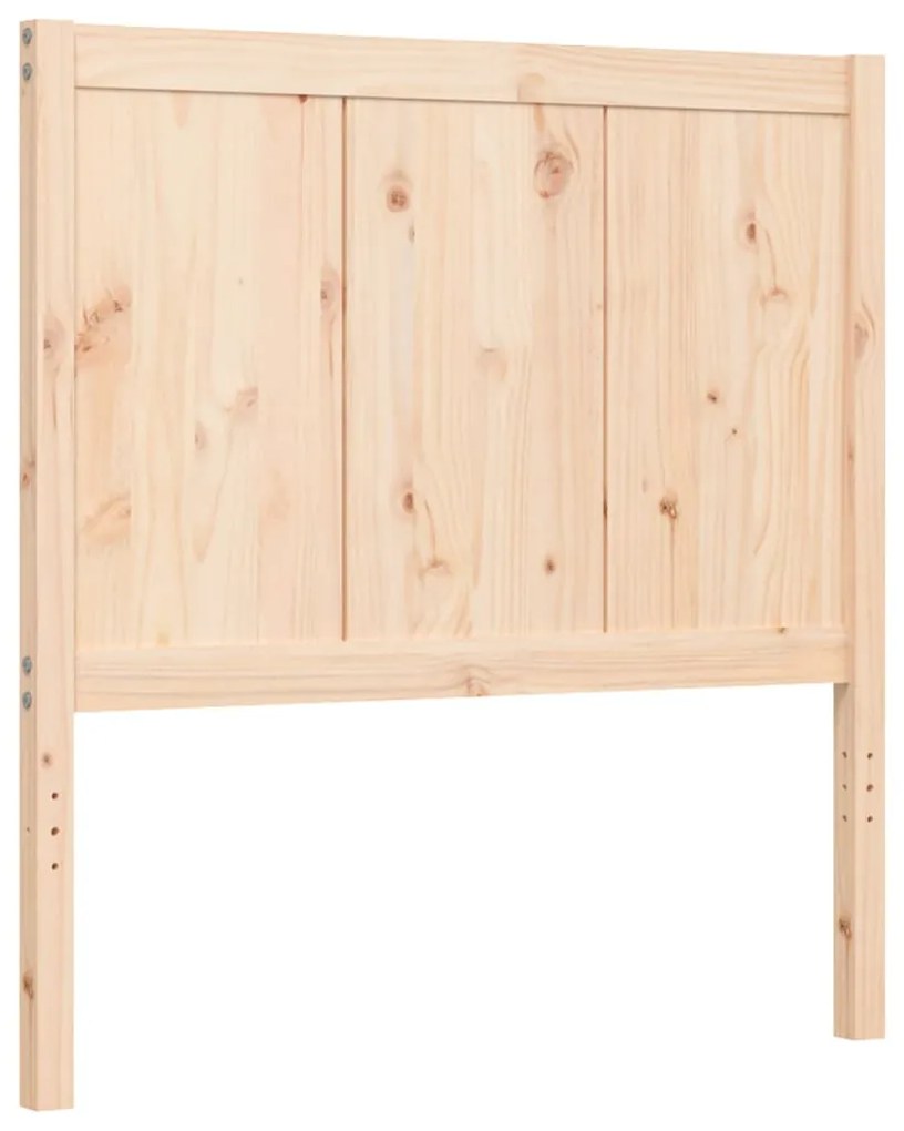 Cama sem colchão 100x200 cm madeira de pinho maciça