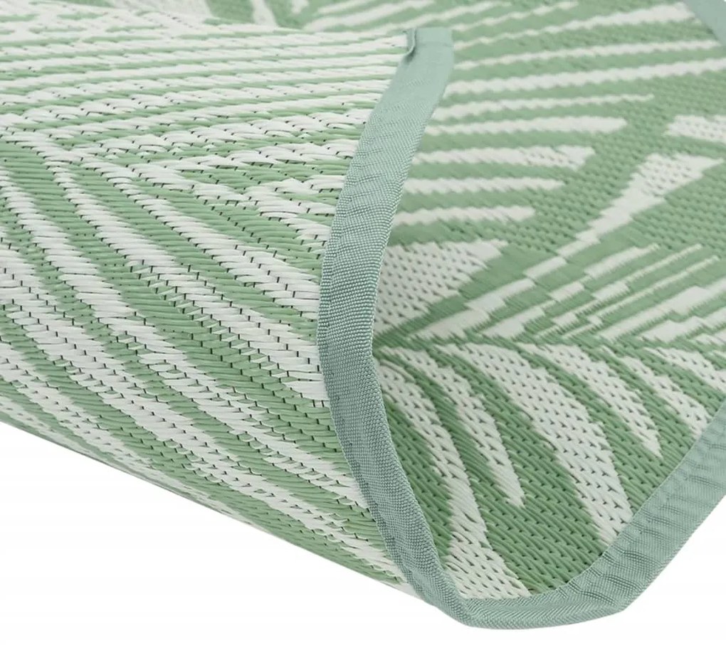 Tapete de exterior Ø120 cm ARAKIL PP Verde