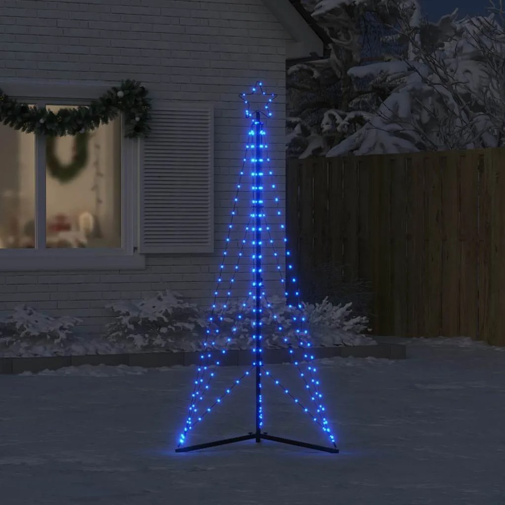LED Árvore de Natal 363 LEDs Azul 182 cm