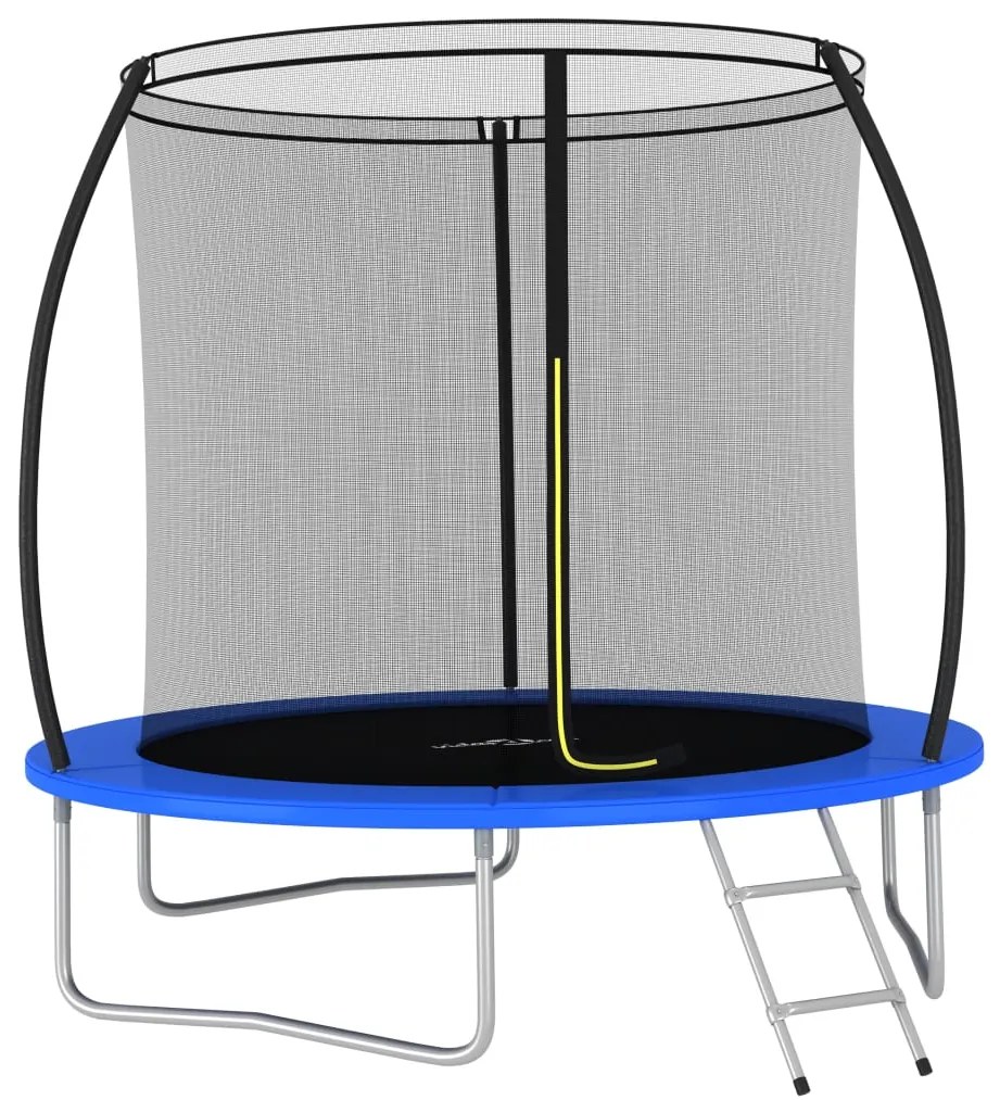 92453 vidaXL Conjunto de trampolim redondo 244x55 cm 100 kg