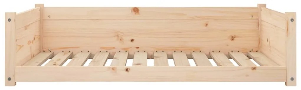 Cama para cães 105,5x75,5x28 cm madeira de pinho maciça