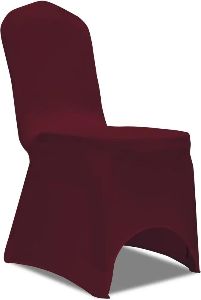 Capa extensível para cadeira 100 pcs bordô