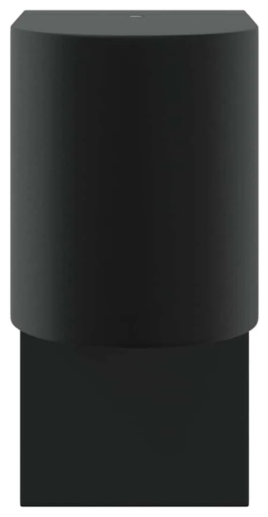 Luzes de Parede Externas Preto Aço Inoxidável IP44