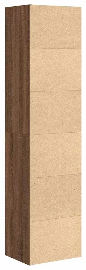 Estante 31x24x127 cm derivados de madeira carvalho castanho