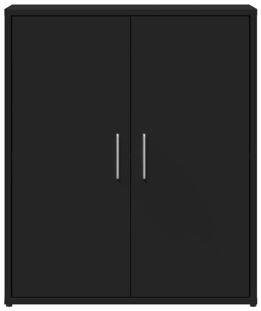 Aparadores 2 pcs 60x31x70 cm derivados de madeira preto