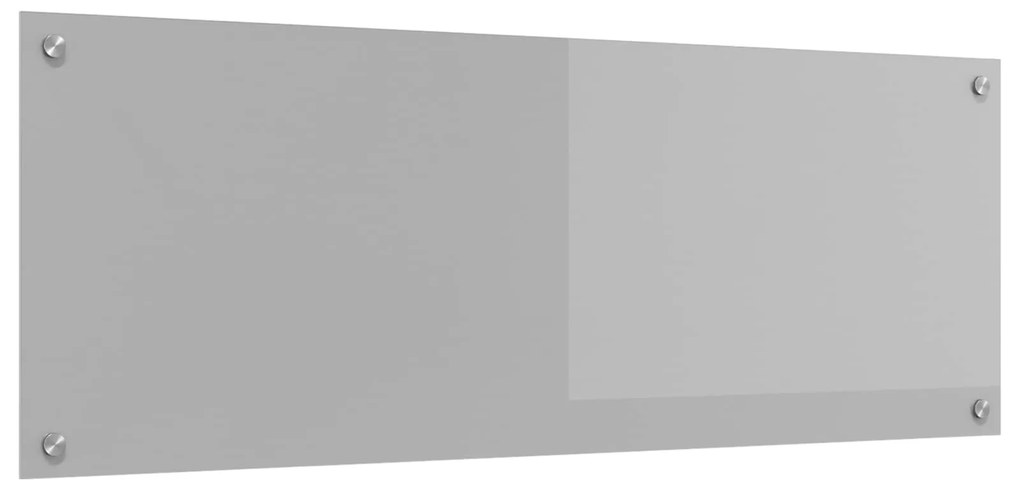 vidaXL Proteção de Cozinha Cinzento-claro 110 x 40 cm vidro temperado