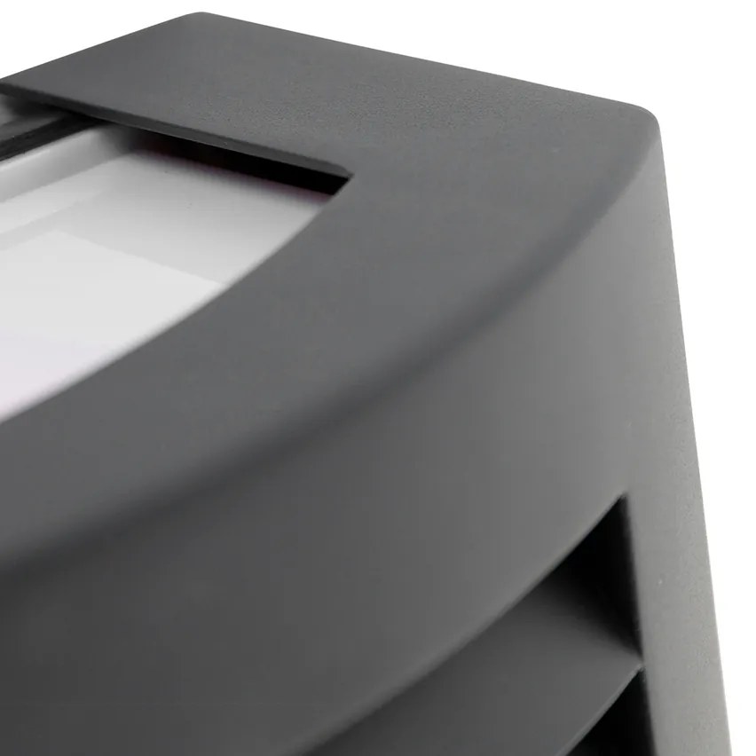 Candeeiro de parede moderno antracite IP44 - Hurricane 1 Moderno