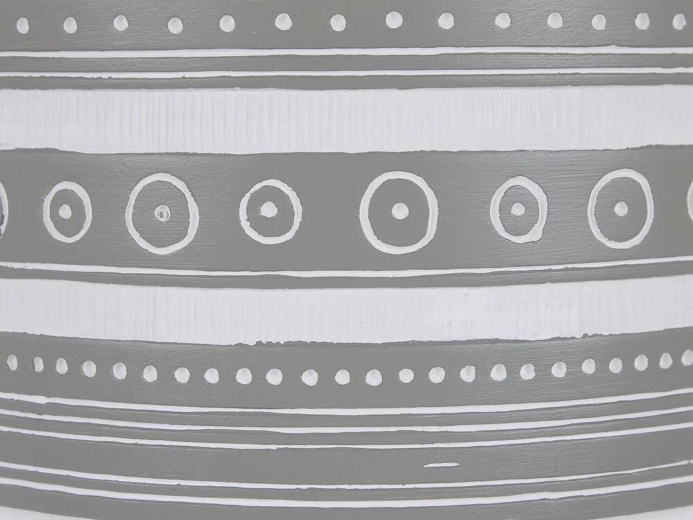 Suporte para vasos 30 x 30 x 31 cm cinzento claro NAUSEA Beliani
