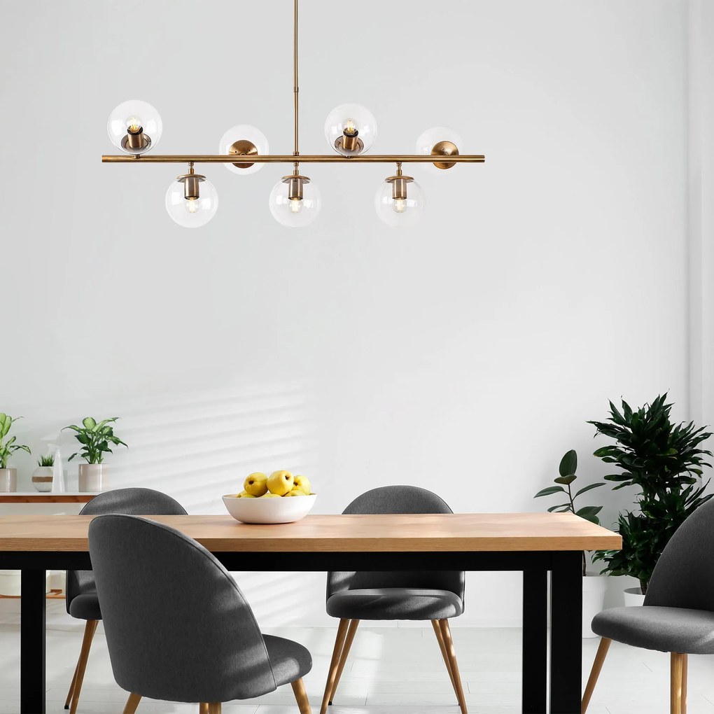 Candeeiro de Teto Fazli – Vintage – 113 x 40 x 46-85 cm