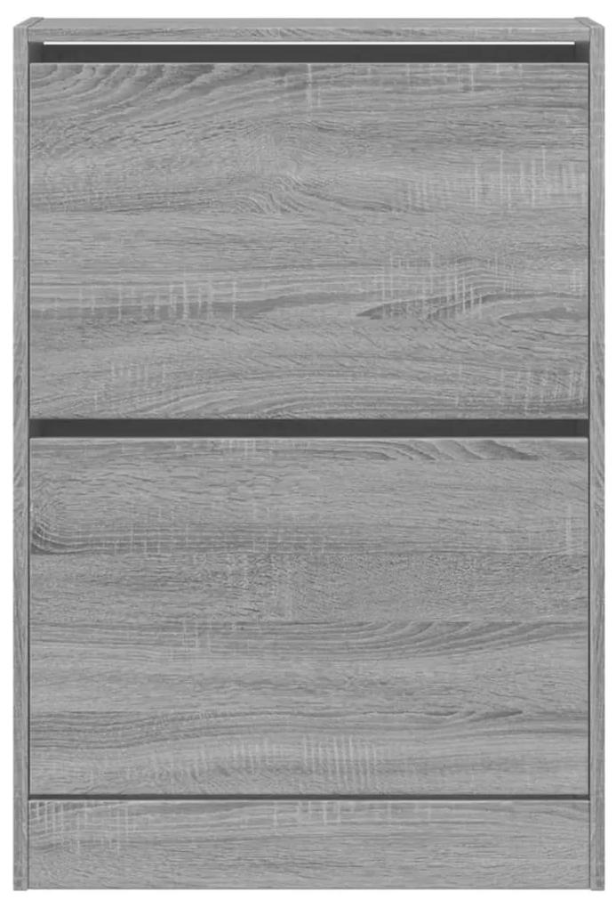 Sapateira 60x21x87,5 cm derivados de madeira cinzento sonoma