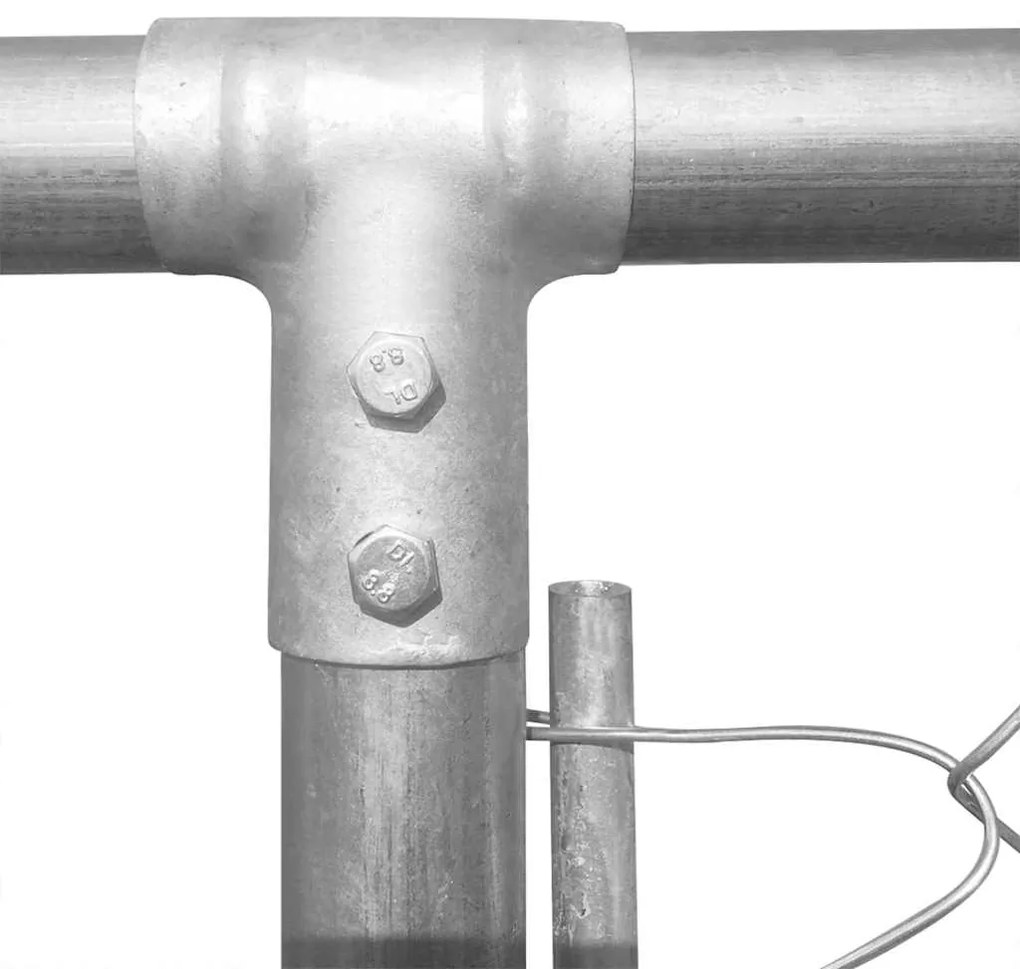 Canil de exterior com telhado 760x190x225 cm